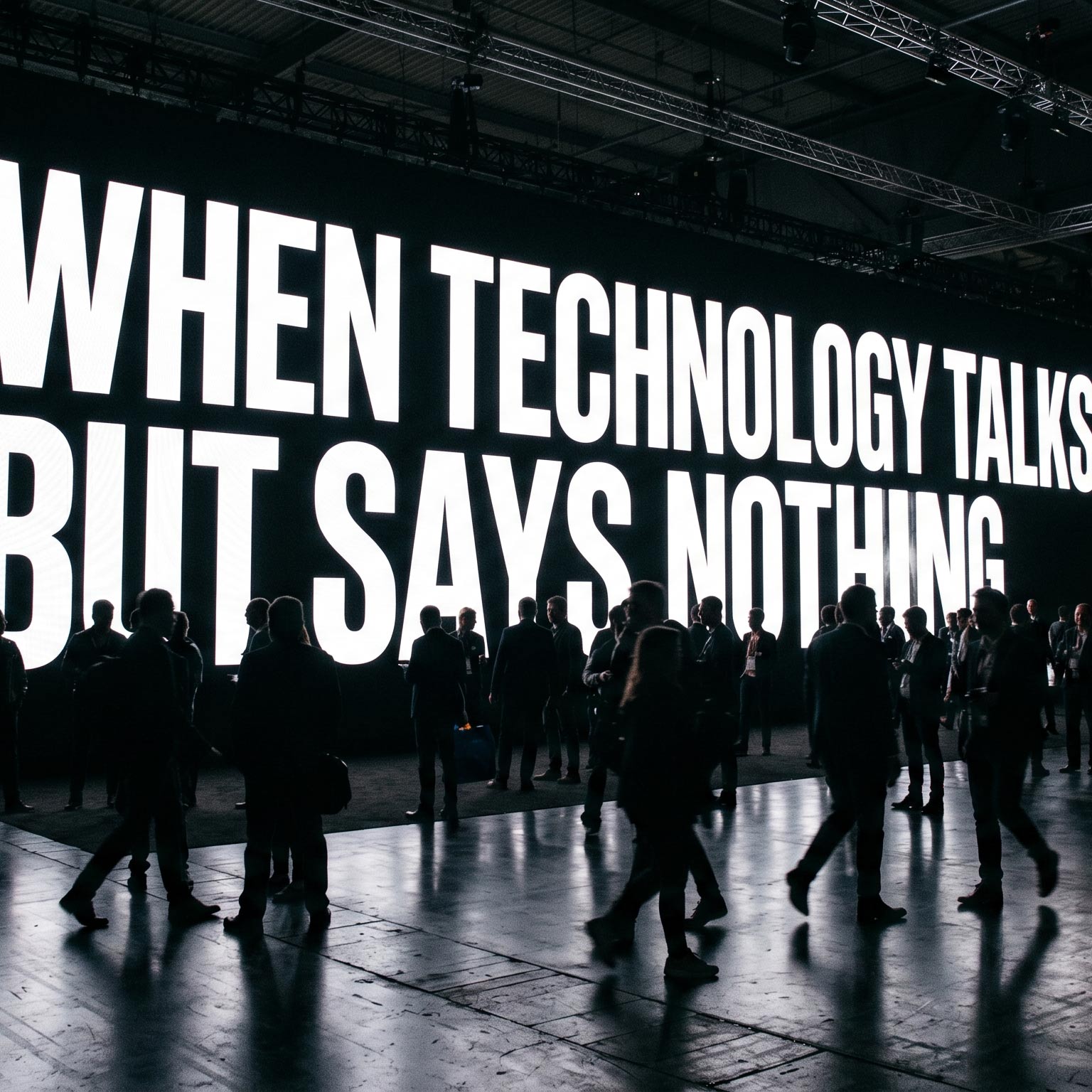 When technology talks but says nothing